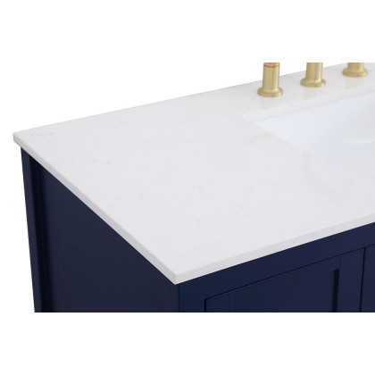 Elegant Bathroom Vanity - Blue (VF16448BL)