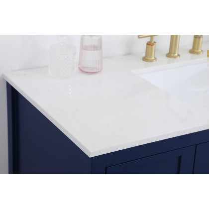 Elegant Bathroom Vanity - Blue (VF16448BL)