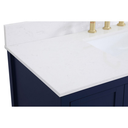 Elegant Bathroom Vanity - Blue (VF16448BL-BS)