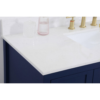 Elegant Bathroom Vanity - Blue (VF16448BL-BS)