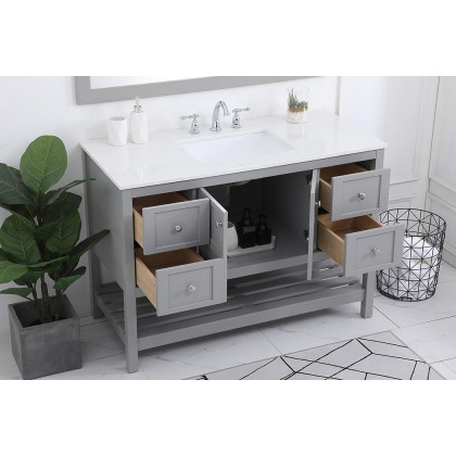 Elegant Bathroom Vanity - Gray (VF16448GR)
