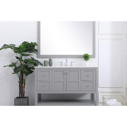 Elegant Bathroom Vanity - Gray (VF16448GR)