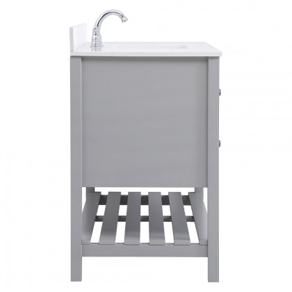 Elegant Bathroom Vanity - Gray (VF16448GR-BS)