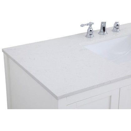 Elegant Bathroom Vanity - White (VF16448WH)