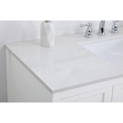 Elegant Bathroom Vanity - White (VF16448WH)