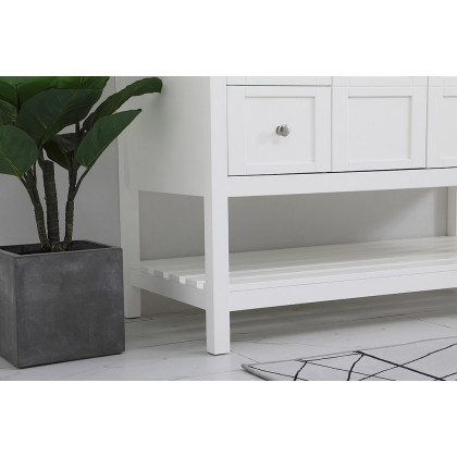 Elegant Bathroom Vanity - White (VF16448WH)