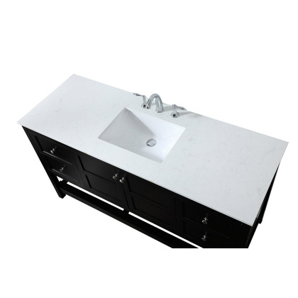 Elegant Bathroom Vanity - Black (VF16460BK)