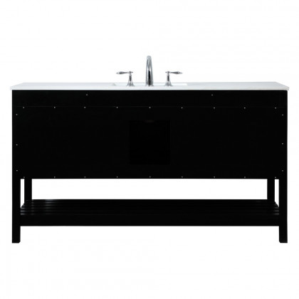 Elegant Bathroom Vanity - Black (VF16460BK)