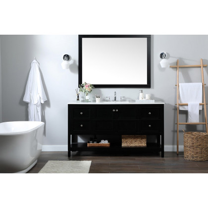 Elegant Bathroom Vanity - Black (VF16460BK)