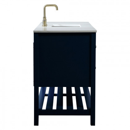 Elegant Bathroom Vanity - Blue (VF16460BL)