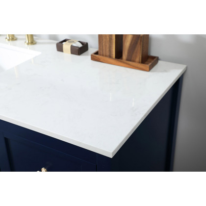 Elegant Bathroom Vanity - Blue (VF16460BL)