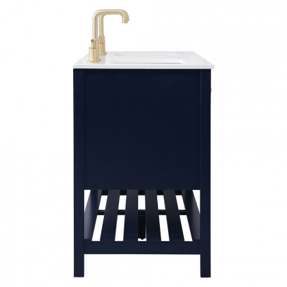 Elegant Bathroom Vanity - Blue, L 60" (VF16460DBL)