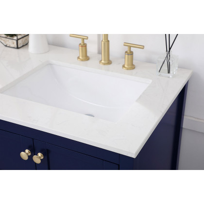 Elegant Bathroom Vanity - Blue, L 60" (VF16460DBL)
