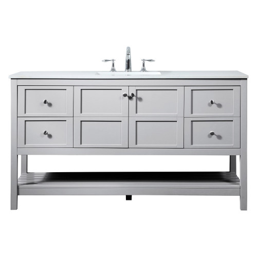 Elegant Bathroom Vanity - Gray (VF16460GR)