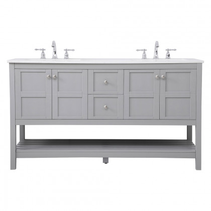 Elegant Bathroom Vanity - Gray (VF16460GR)