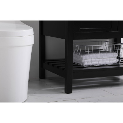Elegant Bathroom Vanity - Black (VF16530BK)