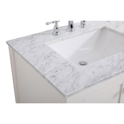 Elegant Bathroom Vanity - White (VF16530WH)