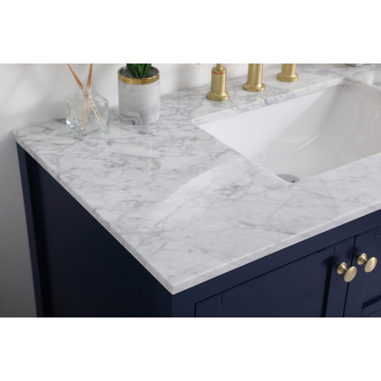 Elegant Bathroom Vanity - Blue, L 42" (VF16542BL)