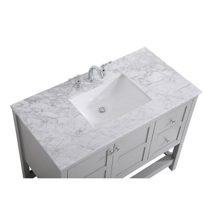 Elegant Bathroom Vanity - Gray, L 42" (VF16542GR)