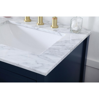 Elegant Bathroom Vanity - Blue, L 60" (VF16560DBL)