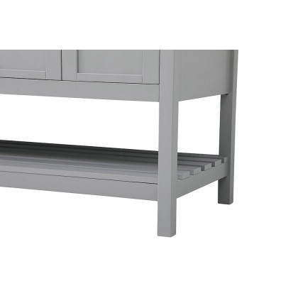 Elegant Bathroom Vanity - Gray, L 60" (VF16560DGR)