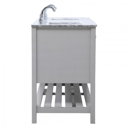 Elegant Bathroom Vanity - Gray, L 60" (VF16560DGR)