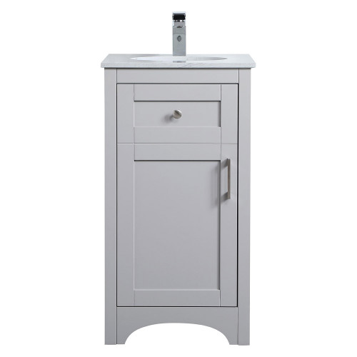 Elegant Bathroom Vanity - Gray (VF17018GR)
