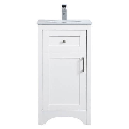 Elegant Bathroom Vanity - White (VF17018WH)