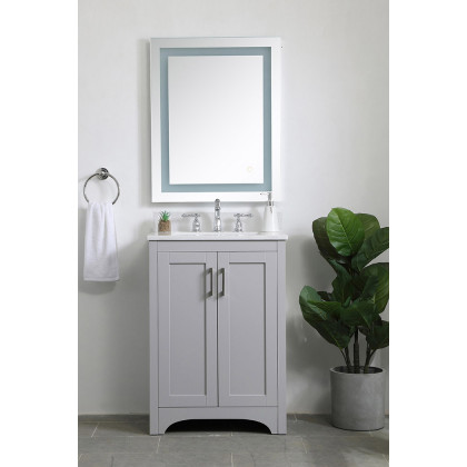 Elegant Bathroom Vanity - Gray (VF17024GR)