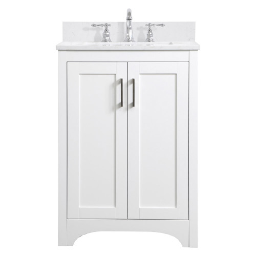 Elegant Bathroom Vanity - White (VF17024WH)