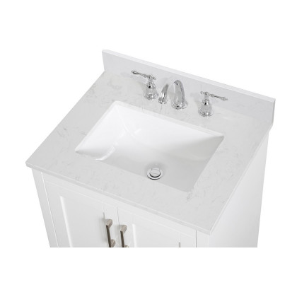 Elegant Bathroom Vanity - White (VF17024WH)