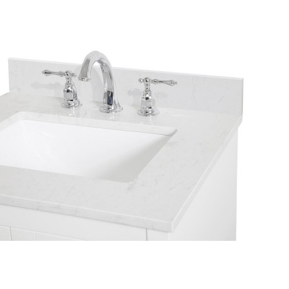 Elegant Bathroom Vanity - White (VF17024WH)