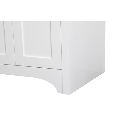 Elegant Bathroom Vanity - White (VF17024WH)
