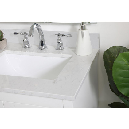 Elegant Bathroom Vanity - White (VF17024WH)