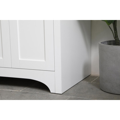 Elegant Bathroom Vanity - White (VF17024WH)