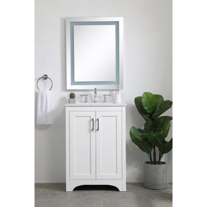 Elegant Bathroom Vanity - White (VF17024WH)