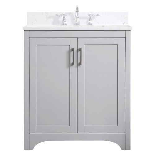 Elegant Bathroom Vanity - Gray (VF17030GR-BS)