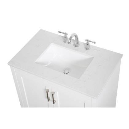 Elegant Bathroom Vanity - White (VF17030WH)