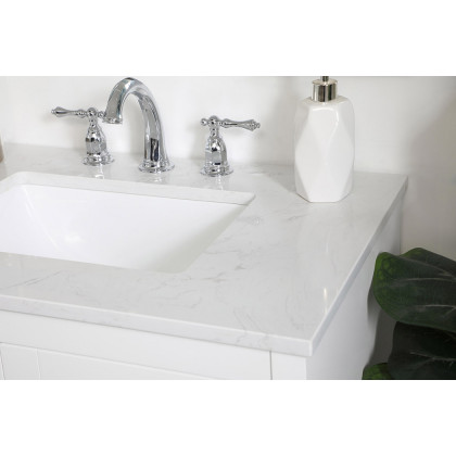 Elegant Bathroom Vanity - White (VF17030WH)
