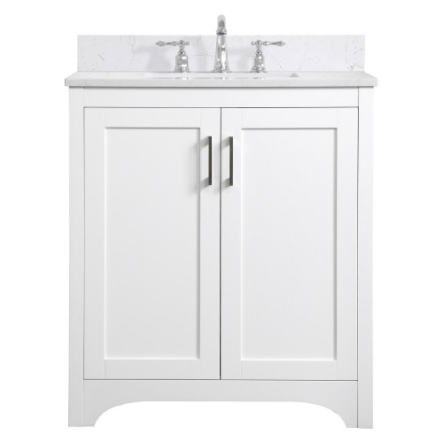 Elegant Bathroom Vanity - White (VF17030WH-BS)