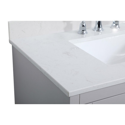 Elegant Bathroom Vanity - Gray (VF17036GR-BS)