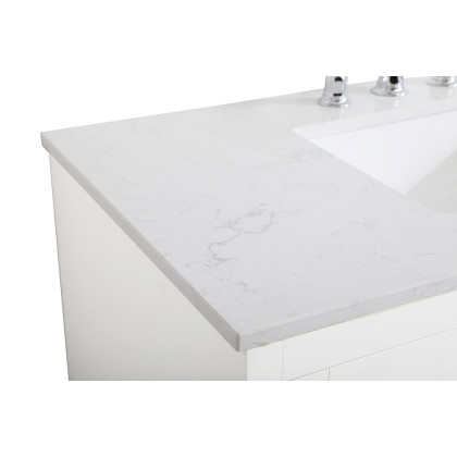 Elegant Bathroom Vanity - White (VF17042WH)
