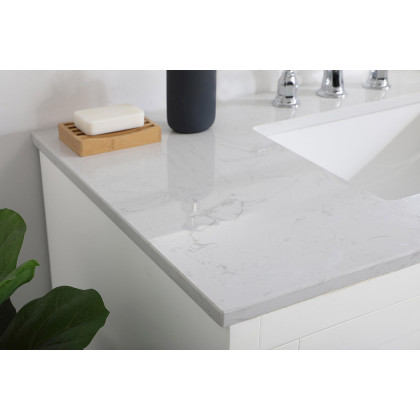 Elegant Bathroom Vanity - White (VF17042WH)