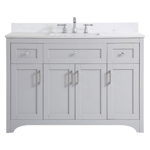 Elegant Bathroom Vanity - Gray (VF17048GR-BS)