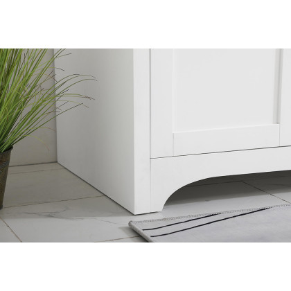 Elegant Bathroom Vanity - White (VF17060DWH)