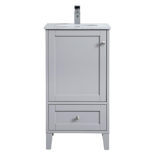 Elegant Bathroom Vanity - Gray (VF18018GR)