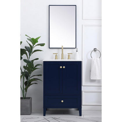 Elegant Bathroom Vanity - Blue (VF18024BL)