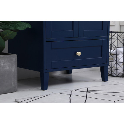 Elegant Bathroom Vanity - Blue (VF18024BL)