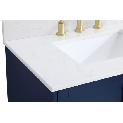 Elegant Bathroom Vanity - Blue (VF18030BL-BS)
