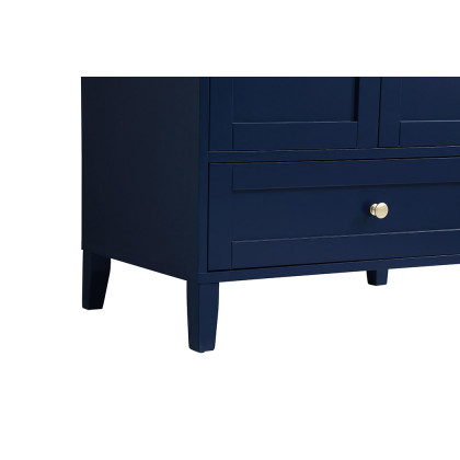 Elegant Bathroom Vanity - Blue (VF18030BL-BS)
